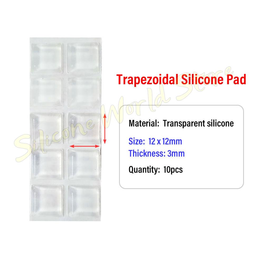 SW Self Adhesive Silicone Anti Collision Pad Anti Slip Sponge Mat Door Stopper Damper Buffer Soundproofing Furniture Pad Cushion