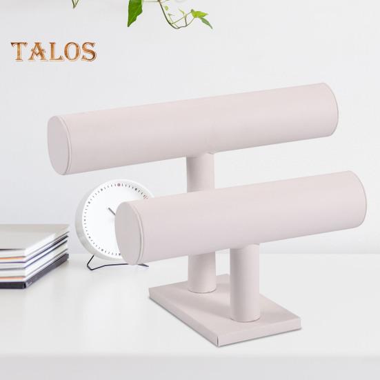 Supporto per Bracciali a Doppio Livello Supporto Espositore per Bracciali Orologi Gioielli Supporto Orizzontale da Tavolo per Camera da Letto Comò Tavolo