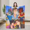 Dispatch Game Characters Flannel Blanket Winter Soft Durable Throw Blanket for  Couch Chair Novelty Bedspread Sofa Bed CoverKids