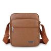PU Leather Men's Shoulder Bag Waterproof Large Capacity Single Backpack Black Brown Men's Messenger Bags Men Women