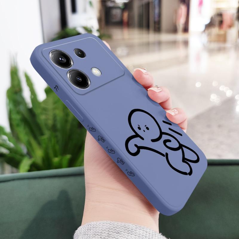 Go Line Man Phone Case For Xiaomi Poco X6 F6 M6 M5 M5S F5 X5 F4 X4 M4 F3 M3 X3 Pro 4G 5G GT Silicone Cover