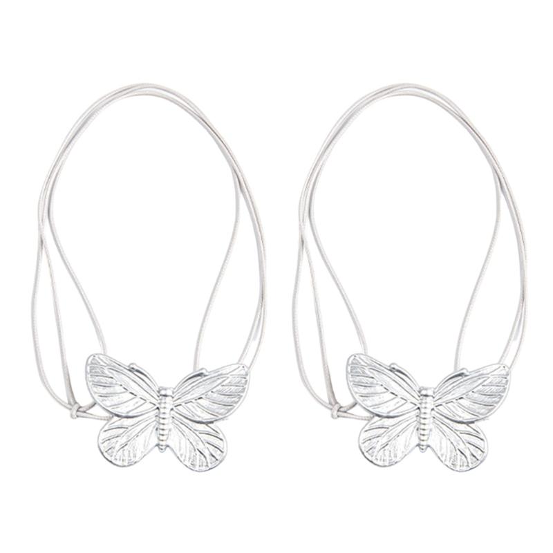 

Easy Installation Magnetic Butterfly Curtain Tiebacks Straps for Home and Office Decorative Window Drape Holders 1 Pair