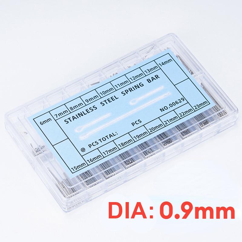 360PCS 6-23mm Stainless Steel Watchband Split Pins Watch Connecting Pins Bracelet Link Pin Cotter Bar Assortment Accessory