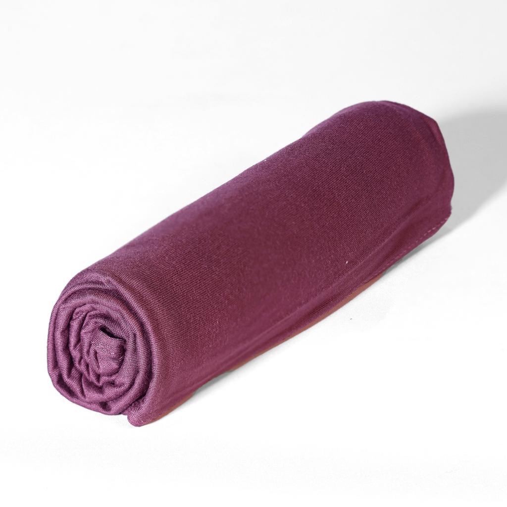 Women Silk Mercerized Cotton Hijab Scarf Soft Stretch Head Wrap Turban Foulard Long Shawl