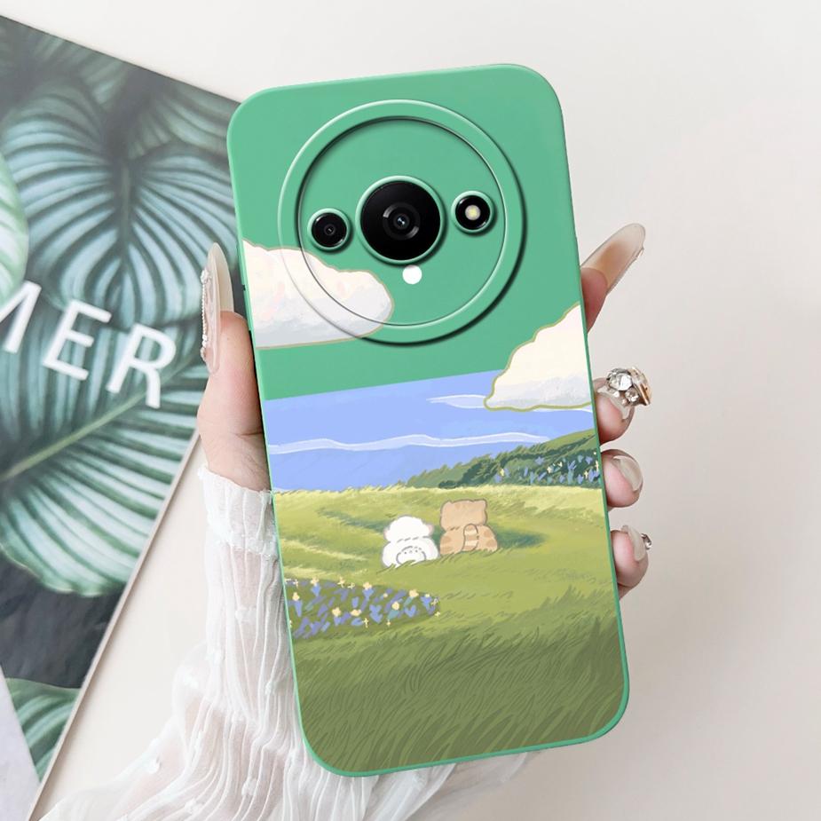 For Xiaomi Redmi A3 Case Luxury Candy Painted Cover Shockproof Phone Cases For Xiaomi Redmi A3 RedmiA3 Soft Fundas 6.71'' Bumper