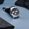 BENYAR New Casual Mens Quartz Watches Steel Bezel Silicone Strap Waterproof Multifunctional Luminous Wristwatch For Man