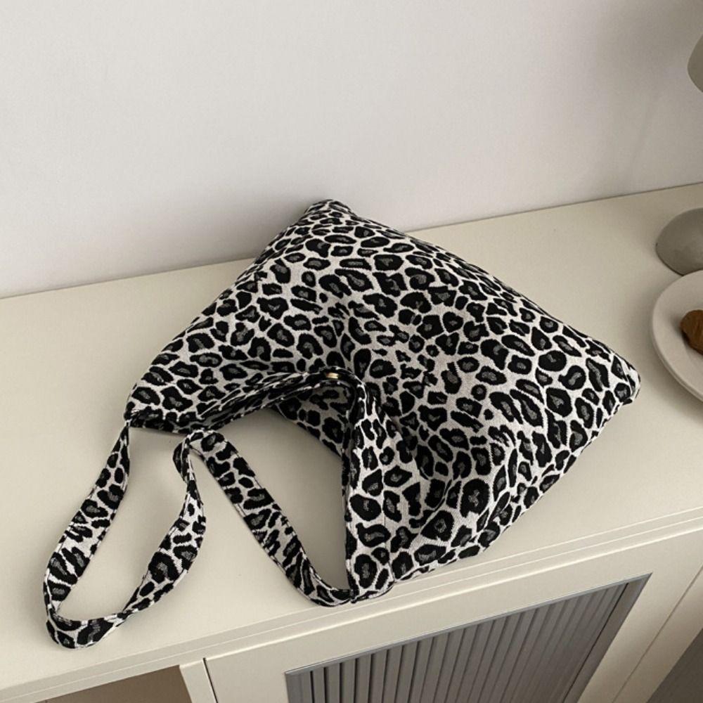

Retro Leopard Print Crossbody Bags Large Capacity Messenger Bag All-match Shoulder Bag Travel хакі