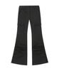 Beoteoni Band Detail Cargo Bootcut Pants (Black)