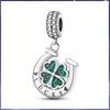 Copper Horseshoe Clover Pendant Suitable For Original Bracelet Diy Popular Exquisite Jewelry