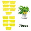 ABWR-Multi-Sized Sticky Trap For Flying Insects-70 Pcs, Fits Most Pot Sizes, Yellow Color For Indoor& Outdoor Use