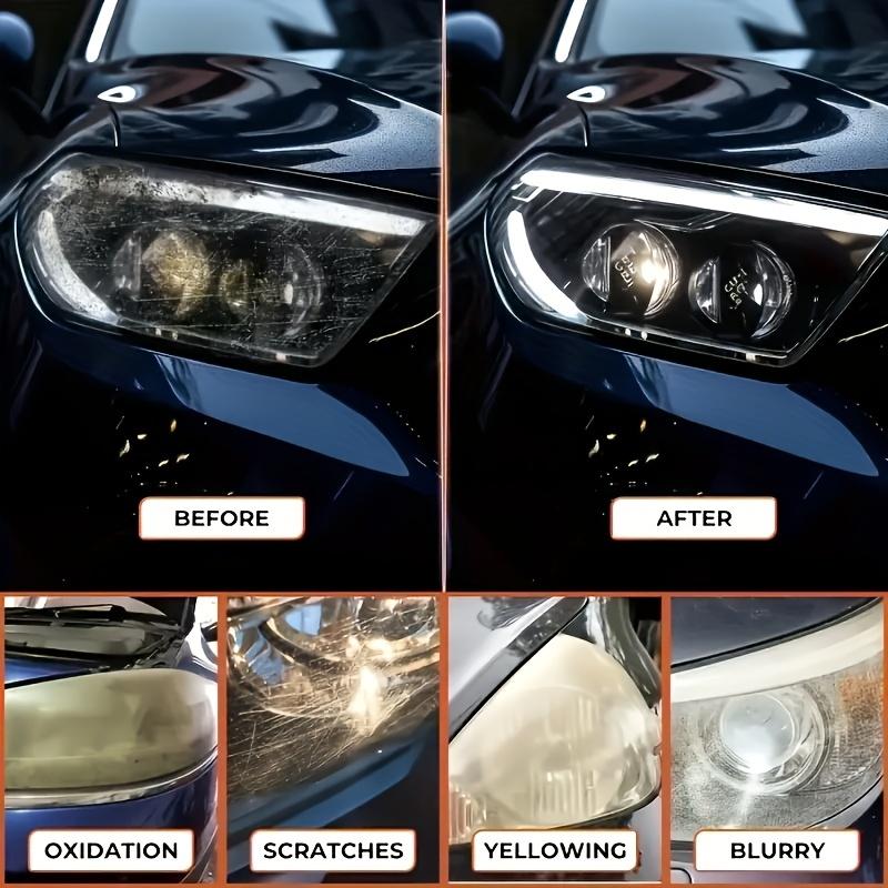 Car Headlight Restoration Polishing Headlamp Scratch Remover Repair Cleaning Paste Remove Oxidation Headlight Polish Liquid