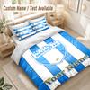 Custom Name Bedding Set 3 PiecesMalmö FF Print Duvet Cover + 2 Pillowcases Soft Bed Decor