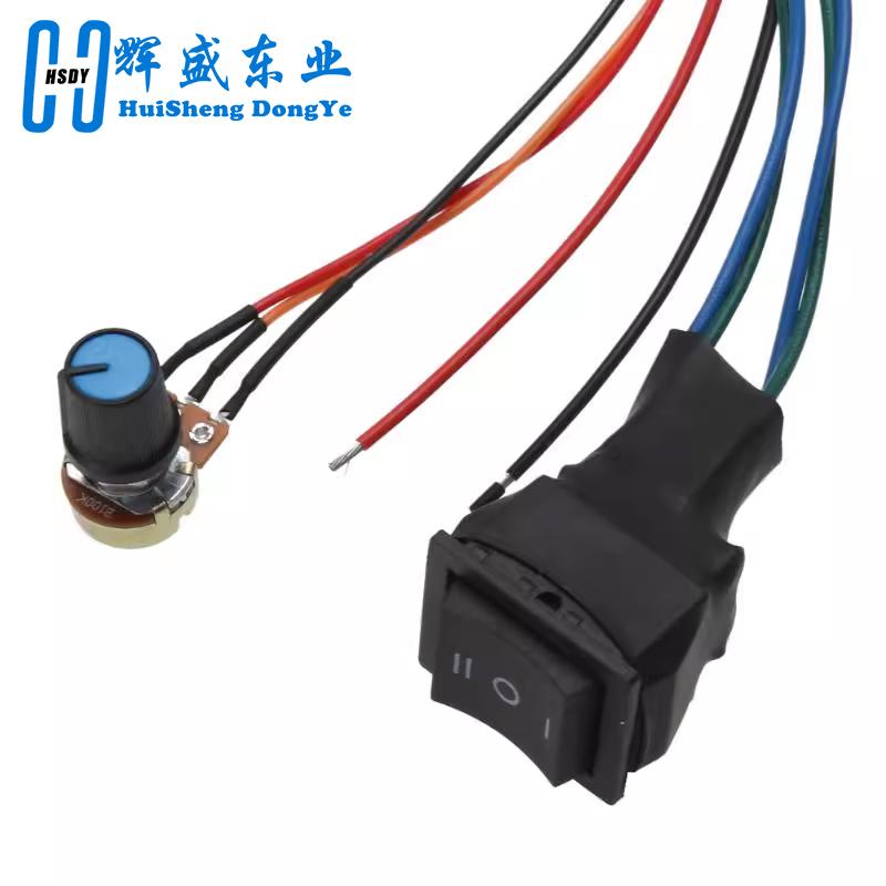 PWM DC Motor Stepless Speed Controller 12V 24V 60V MAX 20A Pulse WidthModulator Motor Speed Regulating Switch