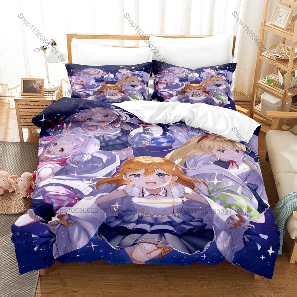Cool Personality Love Live! School Idol Project New Bedding Set For Anime Fans Duvet Cover Set Bed Linen Home Dorm Room Decorati