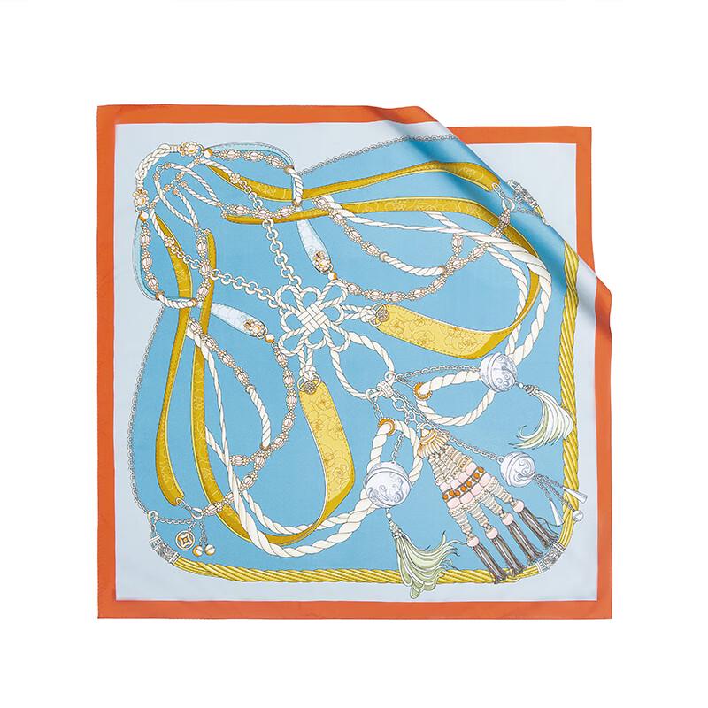 Wanshili Double-Sided Silk Square Scarf