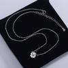 Moissanite Dia 6.5mm 0.5-5CT Woman Pendant Sier Necklace For Women Chains Party Bridal Fine Jewelry 925sterling Silver Necklace