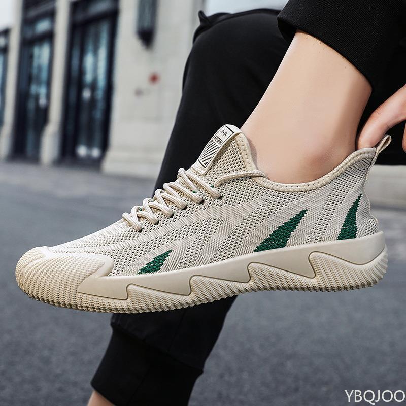 Fashion Men's New Breathable Mesh Shoes Summer Casual Sneakers Versatile Running Shoe Trendy Comfortable Male Vulcanized Shoes Homme