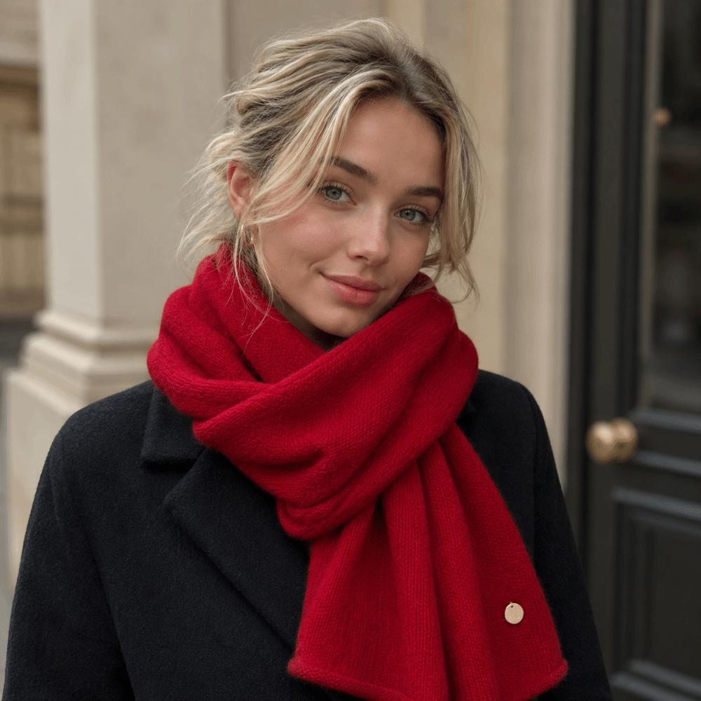 Keep Warm Winter Scarf Windproof Knitted Scarf Fashion Lady Shawl Wrap  Women