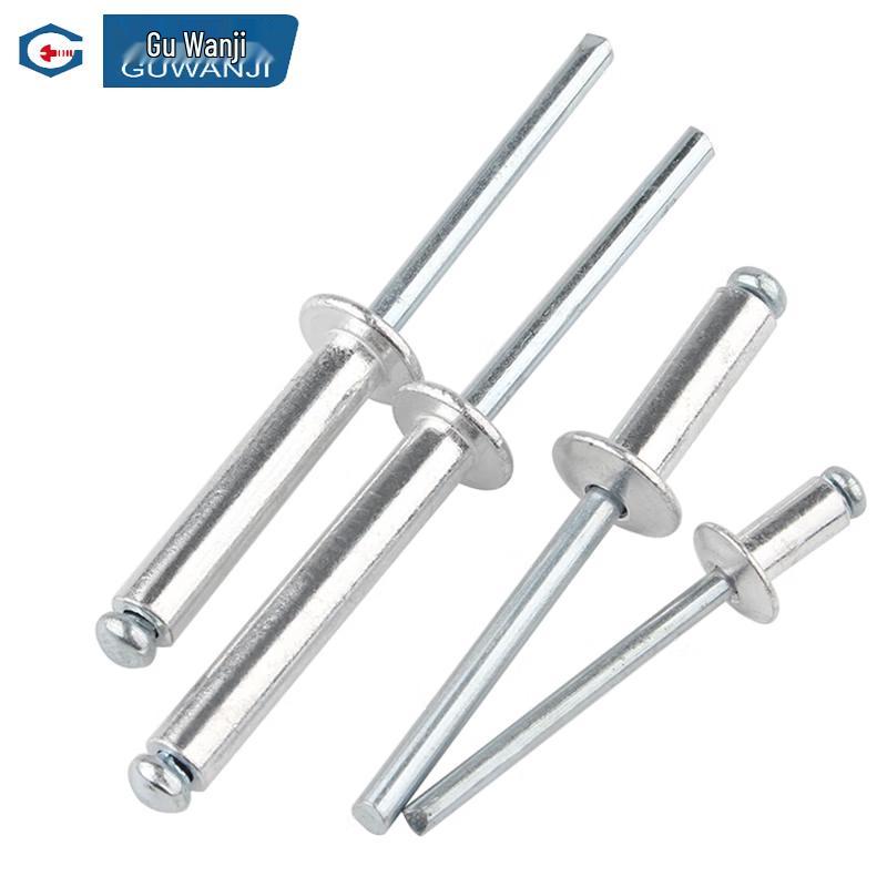 GUWANJI Open-End Flat Round Head Blind Rivets