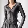 Maillard Women's Long-Sleeve Slim Hooded Jacket - Trendy Autumn/Winter Sportswear