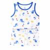 New-style Children’s Vest Set for Boys and Girls, Babies and Toddlers – Lightweight Cartoon-print Sleeveless Vests and Shorts, Nursery Set
