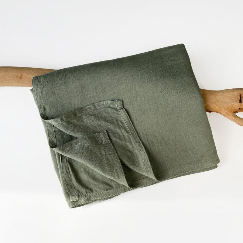 Summer Cotton and Linen Scarf Solid Color Simple Sunscreen Shawl Women's High-end Silk Scarf Yarn Headscarf