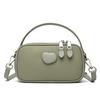 Leather women's bag new women's fashion one-shoulder messenger handbag first layer cowhide small square bag