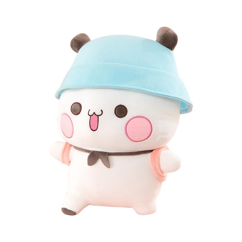 Panda Plush Toy Stuffed Animal with Hat, Cute Soft Pillow Buddy, Comforting Plushie for Kids, Birthday Gift