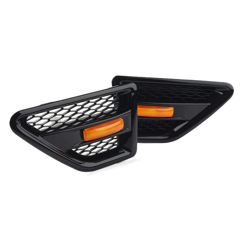 Auto Grille Voor Grille Gaas Zijventilatie Voor Land Rover Freelander 2 2006-2016 Spatbord Zijmarkeringslichten