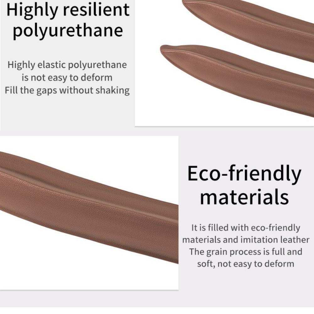1Pc Plug-In Car Seat Gap Filler Elastic Polyurethane Seat Crevice Filling Strip Universal Seat Blocker Prevent Dropping