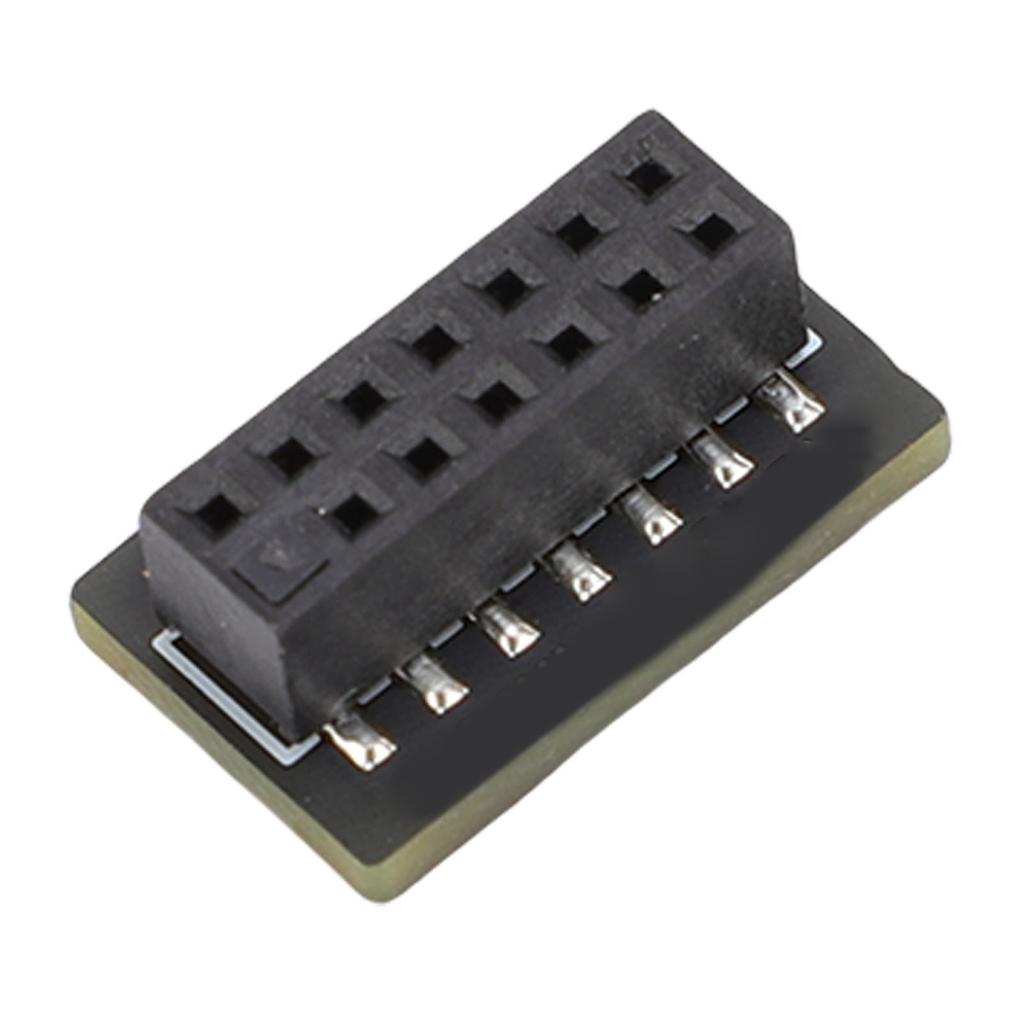 TPM 2.0 Module Support for ASROCK Motherboard 14Pin SPI TPM2.0 Remote Card Encryption Security Board for Win 11