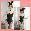 GLMSA Bunny Girl Cosplay Cute Bunny Perfect for Costume and Includes 2 Fishnet Bunny and Black Size Fits Costume, Leotard, Events, Parties,