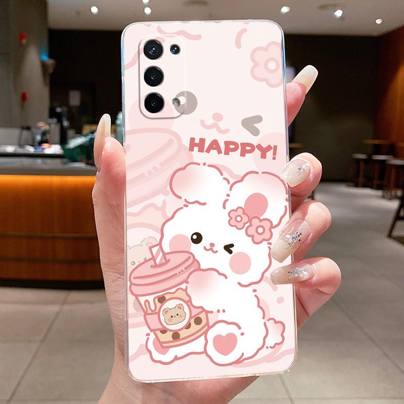 Casing For OPPO A74 5G CPH2197 Phone Case Luxury Dragon Cute Cool Boys Girls Pattern Soft silicone Back Cover Transparent Shell
