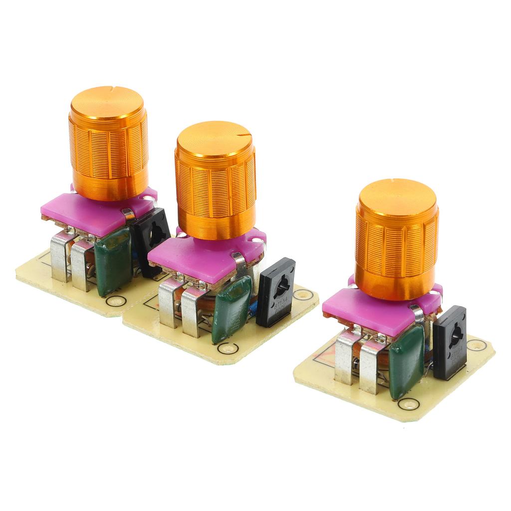 1 Set Elektrischer Dimmschalter Austauschbarer Glühbirnenregler Kleines Potentiometer für Sicherheitskamera-Beleuchtung Upgrade Wiederverwendbar Zuhause