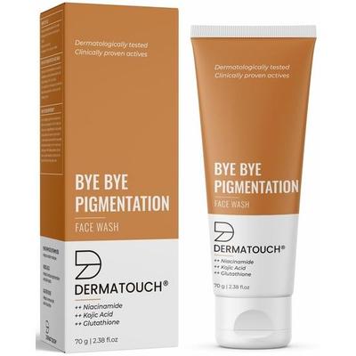 DERMATOUCH Bye Bye Pigmentation Limpiador Facial || Anti Pigmentación para Mujeres/Hombres con Niacinamida, Ácido Kójico y Glutatión - 70G