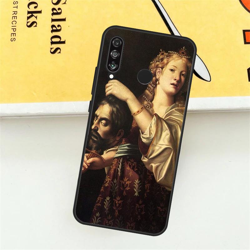 Чехол  Обезглавливание Олоферна Юдифью  для Huawei Nova Y61 Y91 Y60 Y70 Y90 Nova 9 10 SE 11i 8i 3i P20 P30 Pro P40 Lite Huawei P20 Lite