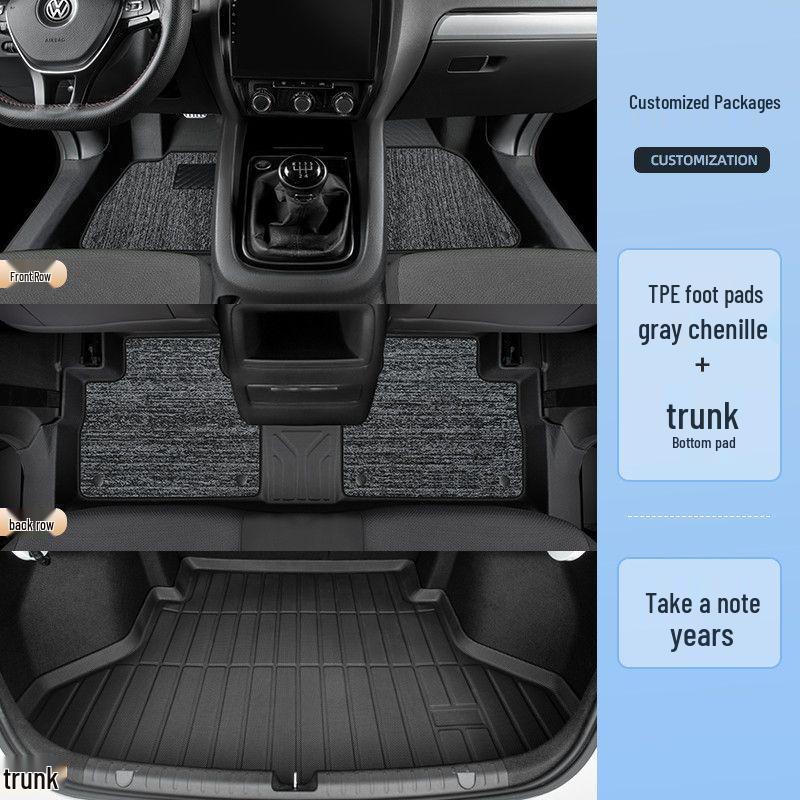 Volkswagen Sagitar Floor Mats & Door Sill Body Kit for Car Interior Style