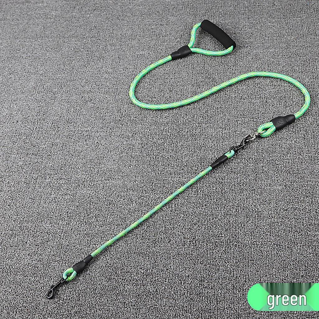 Dual-Head Wave Pattern Dog Leash for Outdoor Walking