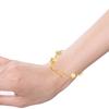 Stylish Celestials Charm Bracelet Featuring Moon Stars Adjustable 14K Gold Chain Wrist Jewelry for Parties Gatherings