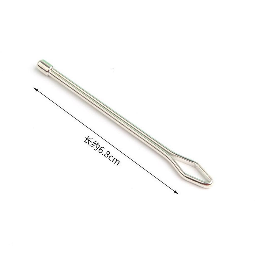 1/10Pcs Stainless Steel Garment Clips Sewing DIY Tools Elastic Band Tape Punch Cross Stitch Threader Wear Rope Elastic Clamp
