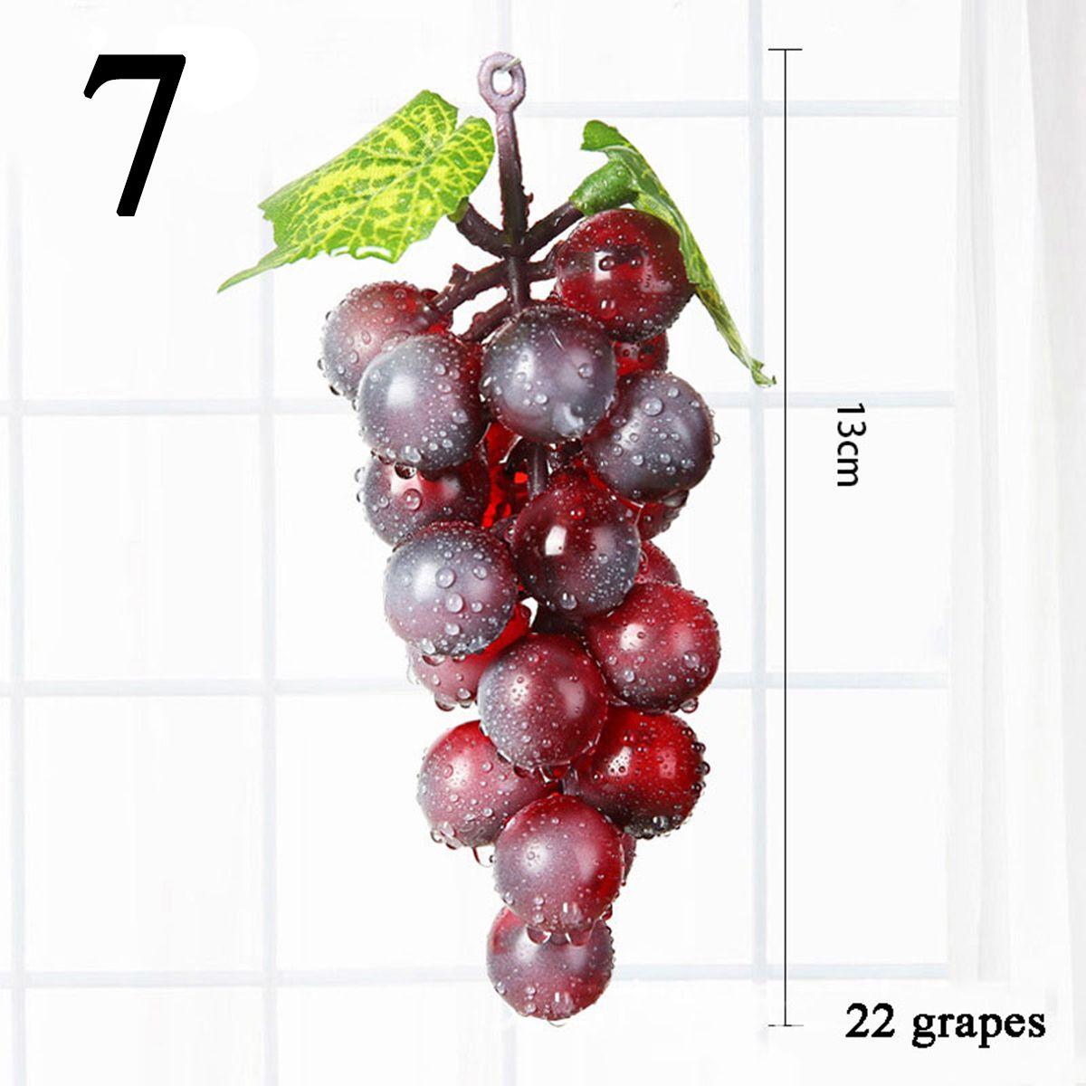 

Fake Garden Decorative Wedding Lifelike Home Decor Simulation Grapes Artificial Fruit 7