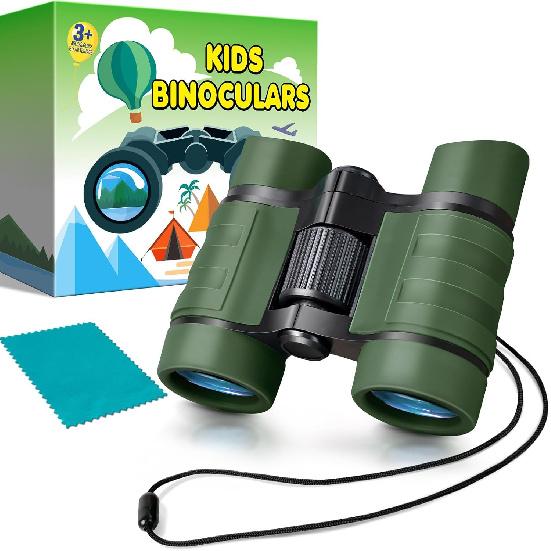 Kids Binoculars for Ages 3-12, Outdoor Exploration Toys - Perfect for Bird Watching, Camping, and Outdoor Activities