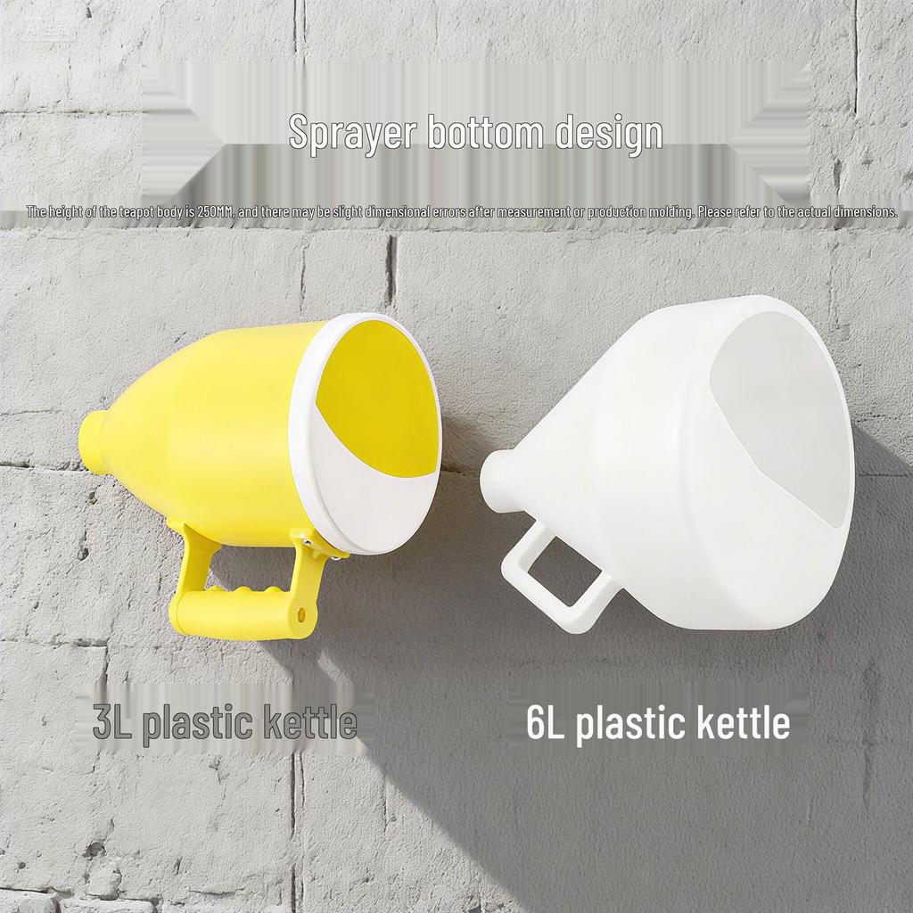 Putty King Spray Gun: 6L Exterior Wall Stone Paint & Cement Mortar Texture Hopper, with 3L Orange Sprayer.