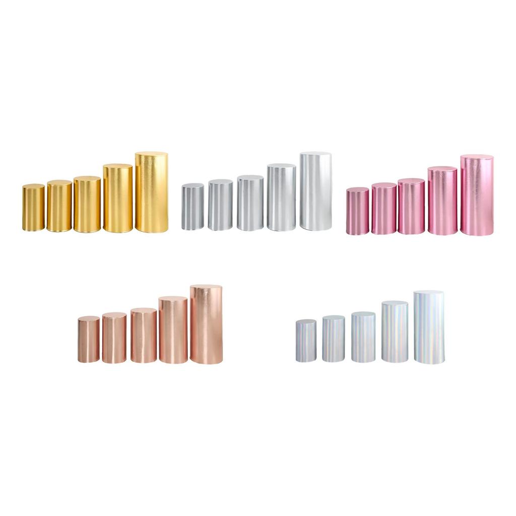 Elegant Cylinder Pedestal Stand Covers for Special Occasions