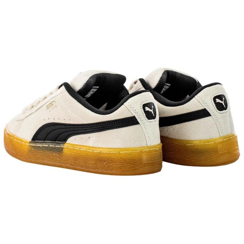 PUMA Suede XL Versatile Comfort Low Skate Shoes Unisex Beige Black 401348-02