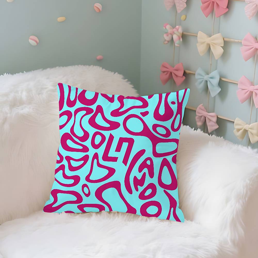 LLandos NNorris Helmet Pattern Case Plush Fabric Soft Pillowcase Double Sided Print Cushion Cover Household Gifts