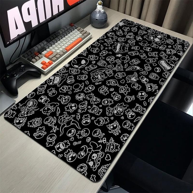 The Binding Of Isaac Mauspads Gamer Gaming Tastaturunterlage Computerzubehör Schreibtischunterlage Mauspads Gummimatte PC Schrank Mauspads