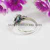 Blue Topaz Ring, Handmade Dainty Ring, Oval Topaz Ring, 925 Sterling Silver Ring, Wedding Ring, December Birthstone, Gemstone Ring