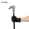 Gold Black Luxury Dragon Head Walking Cane Fashion Decorative Walking Stick Gentleman Elegant Cosplay Cane Knob Crosier 93cm