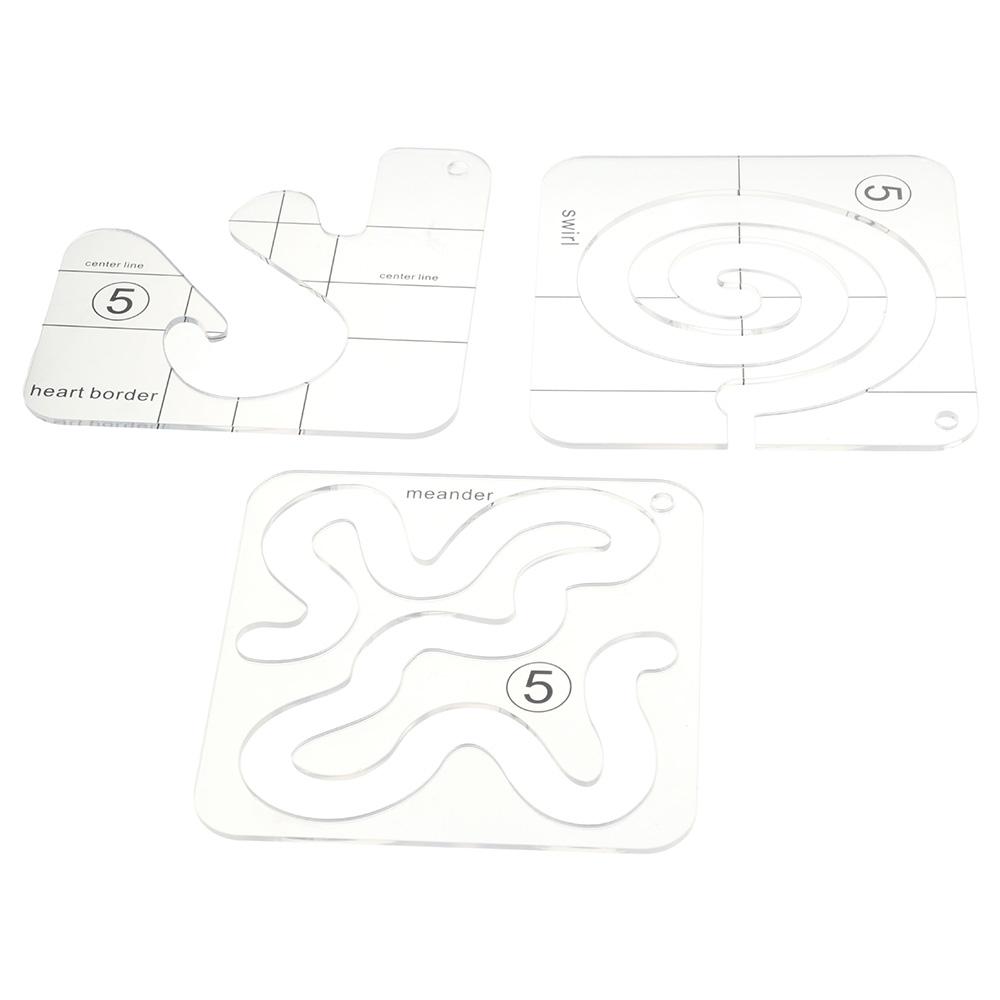 

Шаблон границы шаблона для выстегивания движения без акриловой кислоты для бытовой швейной машины